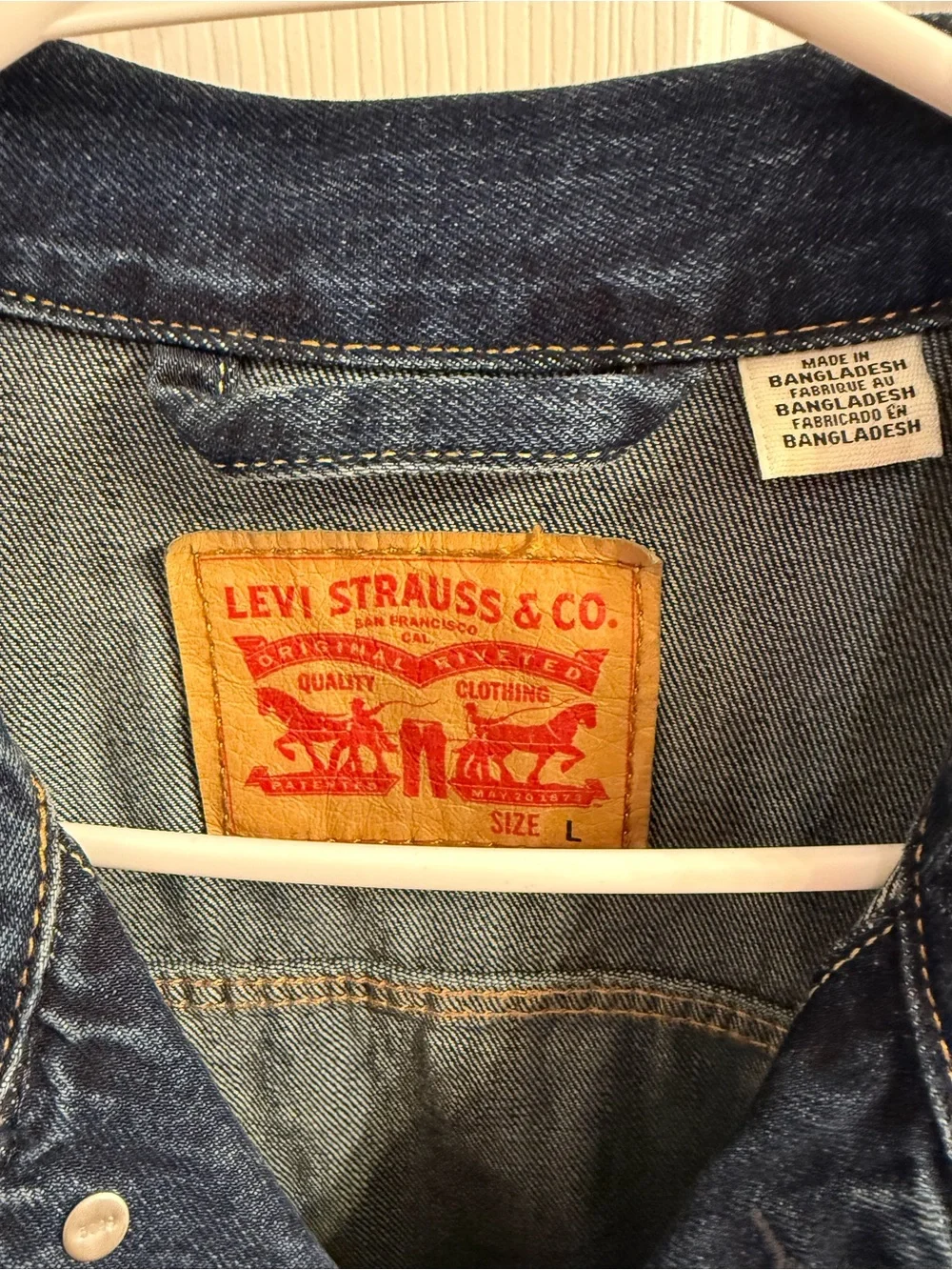 Levi's Blue Denim Trucker Jacket